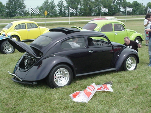 Black Chopped VW Beetle