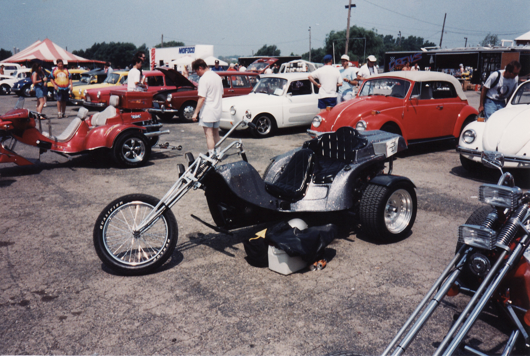 Silver VW Trike at Mofoco