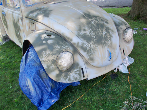 1969 VW Bug Camouflage  front